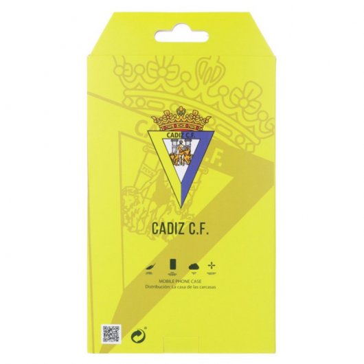 Funda Licencia Oficial Cádiz CF Escudo Fondo Bicolor para iPhone 11