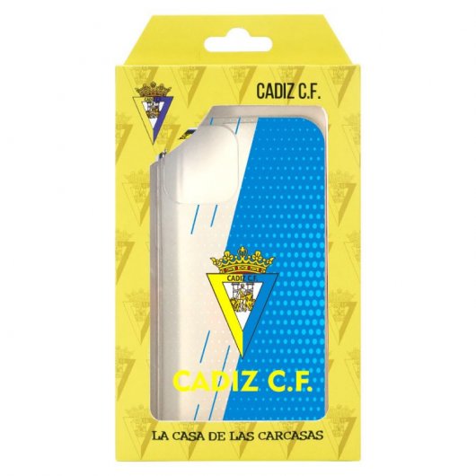 Funda Licencia Oficial Cádiz CF Fondo Azul y Transparente  para iPhone 11