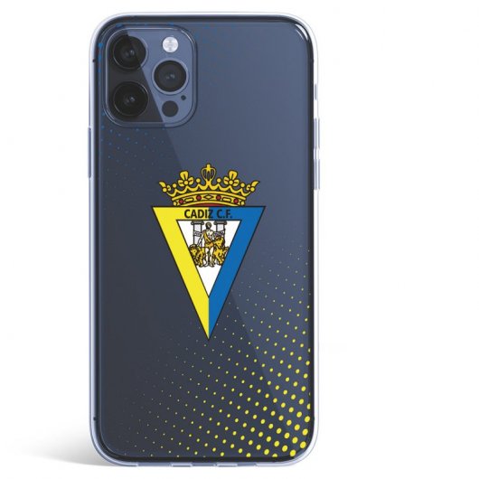 Funda Licencia Oficial Cádiz CF Escudo Transparente para iPhone 12 Pro Max
