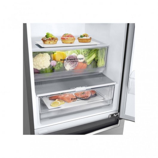LG GBB62PZGGN Frigorífico Combi D Acero Inoxidable