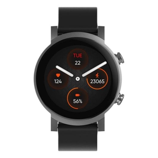TicWatch E3 Bluetooth GPS 44mm Display HD Nero Resistenza Acqua IP68 SpO2 Cardiofrequenzimetro