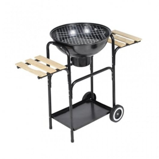 VidaXL Louisiana Barbacoa de Carbón Redonda