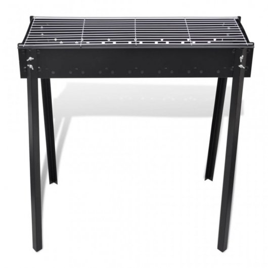VidaXL Barbacoa de Carbón Cuadrada con Soporte