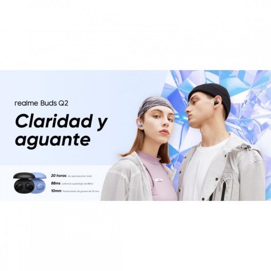 realme Buds Q2 Auriculares Inalámbricos Azul