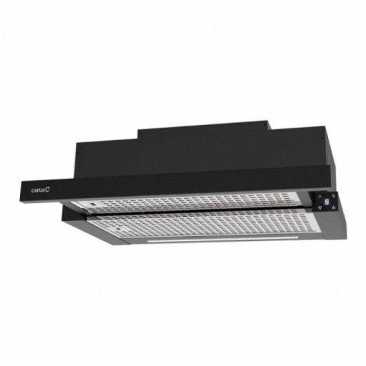 Campana extractora Cata TFH 6630 BK Canalisation 60cm A+ noire