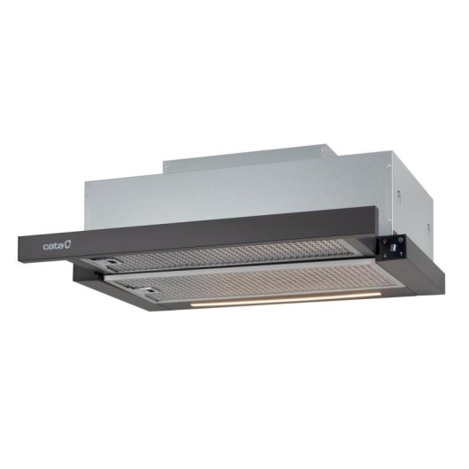 Campana extractora Cata TFH 6630 BK Canalisation 60cm A+ noire