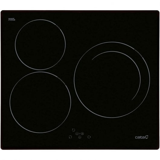 CATA I 603 B Placa Vitrocerámica 3 Zonas 60cm Negra