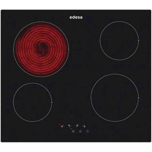 Edesa EVT-6421 Placa Vitrocerámica 4 Zonas 60cm Negro