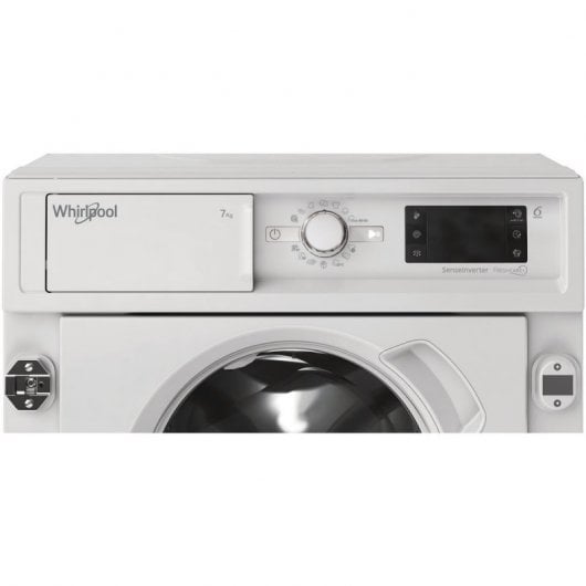 Whirlpool BI WMWG 71483E EU N Máquina de Lavar Roupa Encastrável 7 kg D