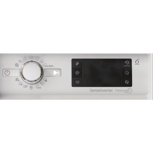 Whirlpool BI WMWG 71483E EU N Máquina de Lavar Roupa Encastrável 7 kg D