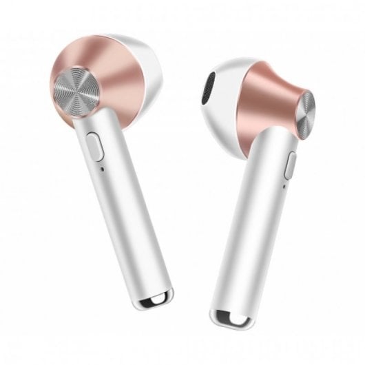 Akashi Altpnkearb Auriculares Bluetooth Blanco/Rosa
