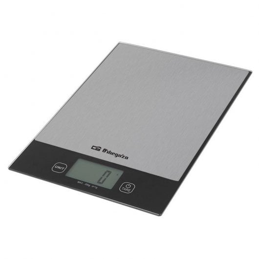 Orbegozo PC 2026 Báscula de Cocina 20Kg Acero Inoxidable