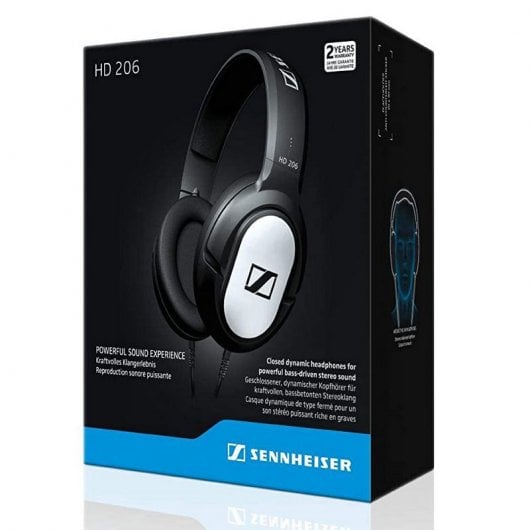 Sennheiser HD 206 Auriculares Negros