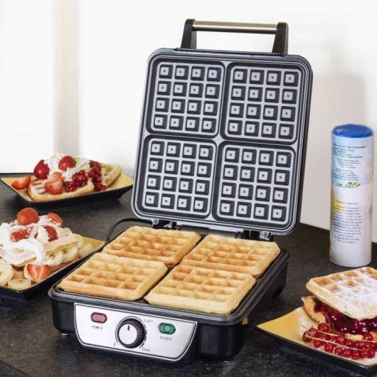 Bestron ASW281 Gofrera 1100W Acero Inoxidable