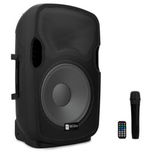 Wiibo Festa 12BT Altavoz Activo Bluetooth 200W + Soporte + Cable + Micrófono
