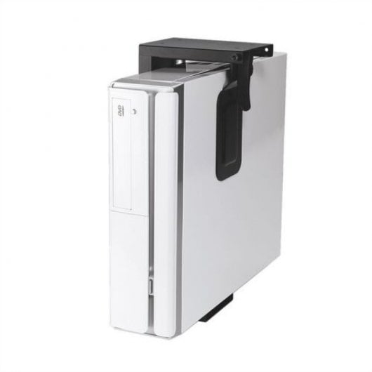 Supporto mini CPU sotto il tavolo nero