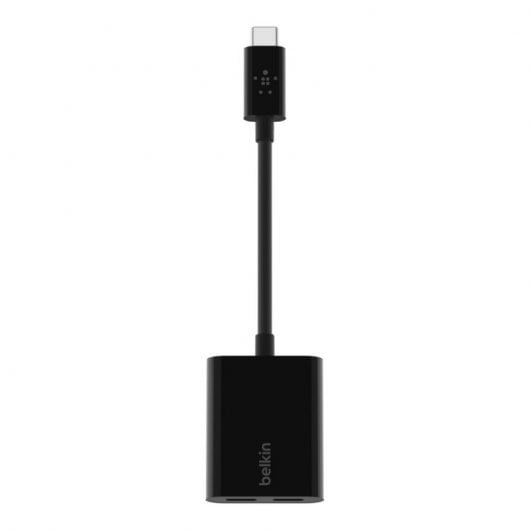 Belkin Adaptador USB-C a 2xUSB-C Negro