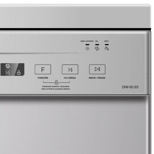 Infiniton DIW60.5 Máquina de Lavar Loiça 12 Conjuntos E Aço Inoxidável