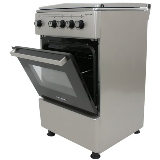 Infiniton CC54IXG Cocina de Gas Natural/Butano 3 Zonas + Horno Acero Inoxidable