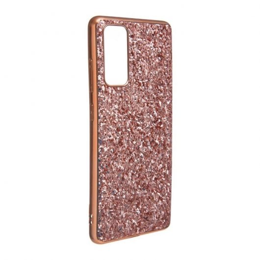 Funda Brillantina Oro Rosa para Samsung Galaxy S20 FE