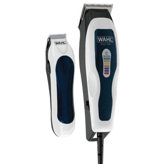 Máquina de Cortar Cabelo Profissional Wahl Color Pro Combo Com Fio 25mm 8 Pentes Lâminas Autoafiáveis
