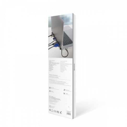 Baseus Adaptador Hub USB-C 10 em 1 Cinzento
