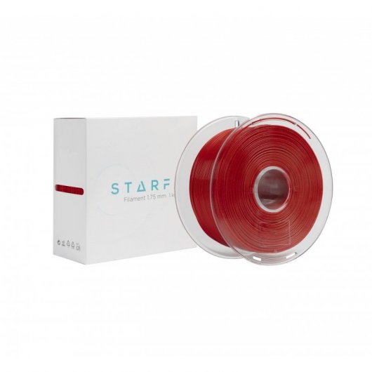 Starfil Bobina de Filamento PLA 1.75mm 1Kg Rojo Ruby