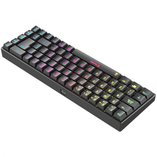 Tempest K20 Beast Teclado Mecánico Gaming RGB TKL Negro