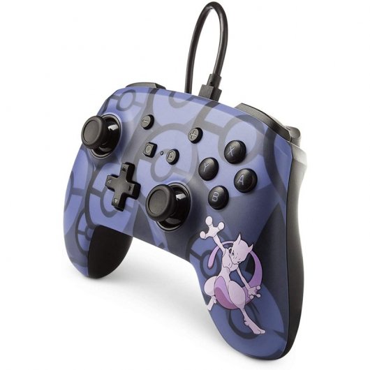 Power A Mando con Cable Pokémon Mewto para Nintendo Switch