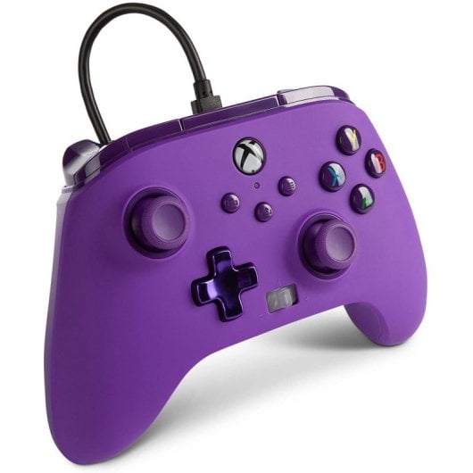 Alimenta un controller cablato viola per Xbox Series X/S