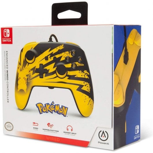 Alimentez une manette filaire Pokémon Pikachu Lightning pour Nintendo Switch