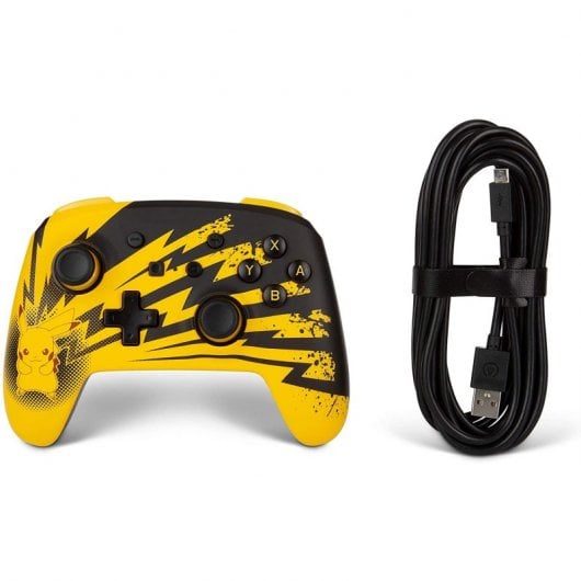 Alimentez une manette filaire Pokémon Pikachu Lightning pour Nintendo Switch