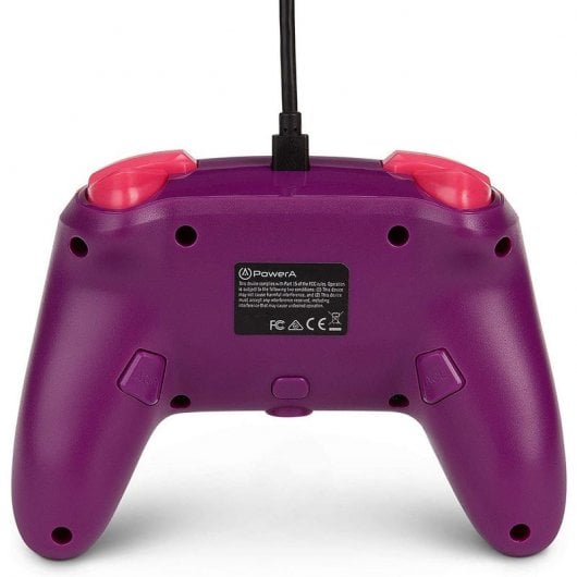 Alimenta un controller con cavo fucsia per Nintendo Switch