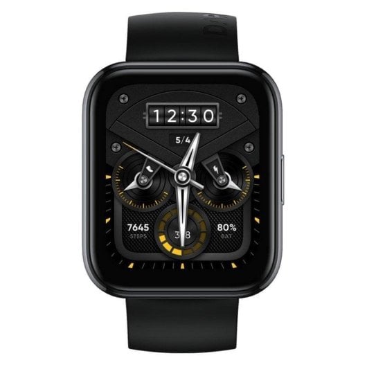 Realme Watch 2 Pro Bluetooth GPS 45mm Farbdisplay Schwarz Einheitsgröße IP68 SpO2 Pulsmesser