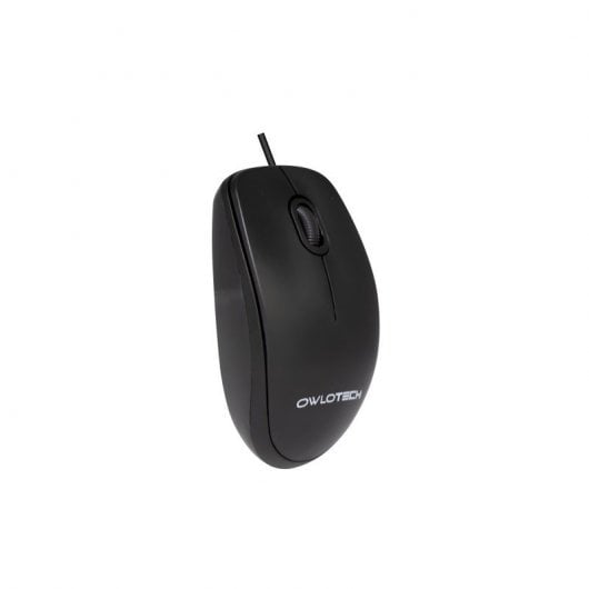 Owlotech M40 Ratón 1.000 DPI Negro