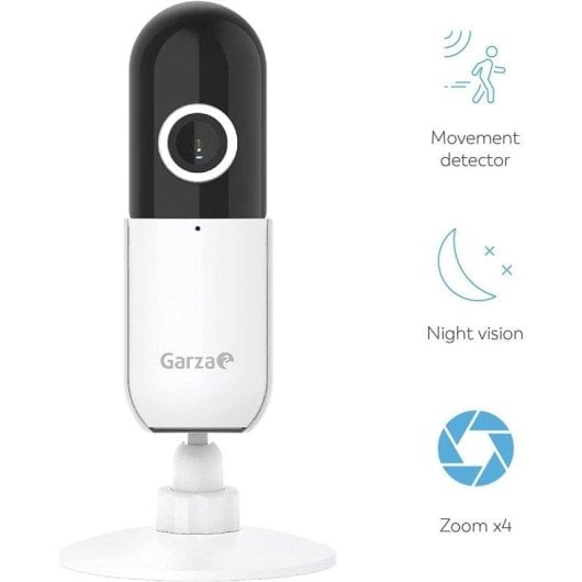 Garza Smart Design Cámara Inteligente de Vigilancia IP 720p HD WiFi para Interiores
