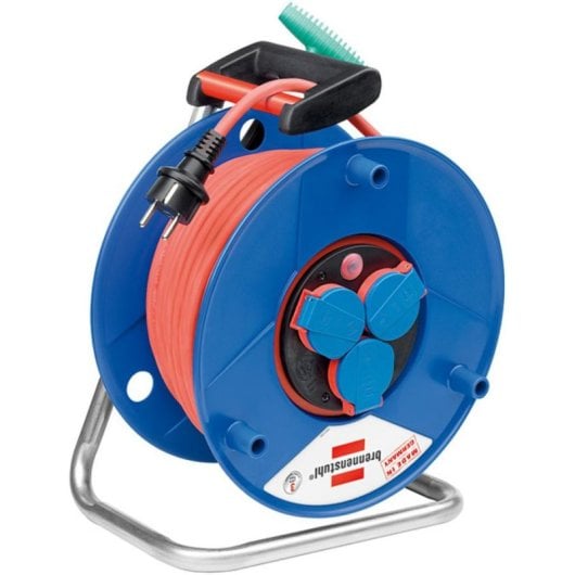 Steckdosenleiste Brennenstuhl Brobusta Bretec 3 Steckplätze 40 m IP44 Schutz