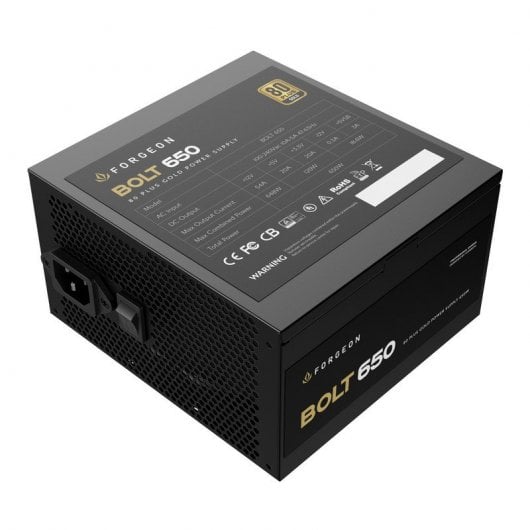 Forgeon Bolt PSU 650W 80+ Gold Alimentatore completamente modulare