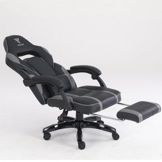 Tempest Pack F36 Silla Gaming Negra/Gris  + Alfombra Circle of War