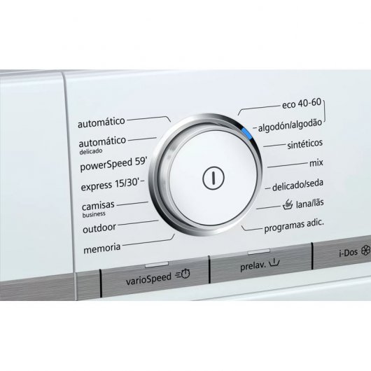 Siemens iQ800 WM14VEH0ES Lavadora de Carga Frontal 9 kg A Blanca