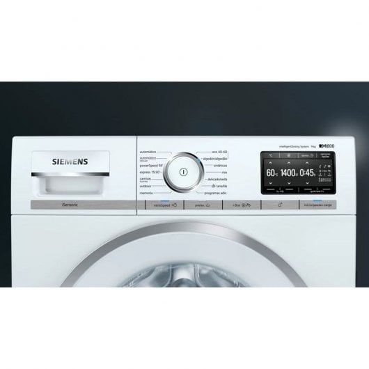 Siemens iQ800 WM14VEH0ES Lavadora de Carga Frontal 9 kg A Blanca