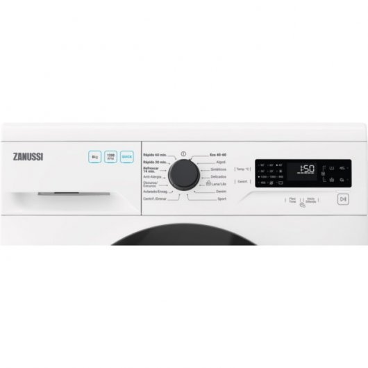 Zanussi ZWF824B4W2 Lavadora Carga frontal 8Kg D Blanco