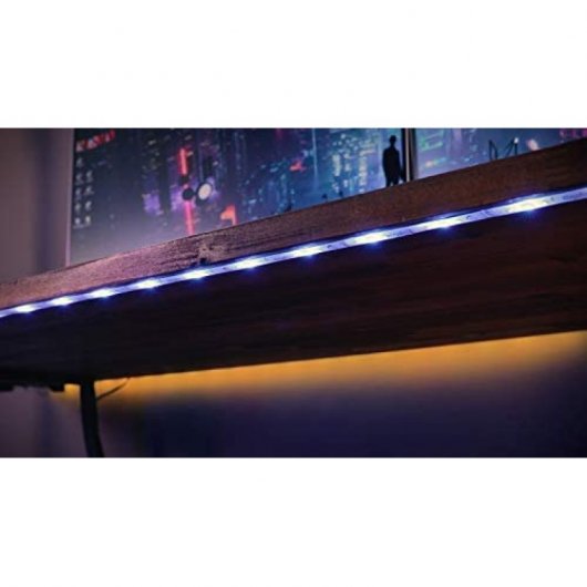Elgato Light Strip Extension Luces LED RGBWW sin Parpadeo 2000 Lúmenes 16M de Colores Blanco Cálido/Frío