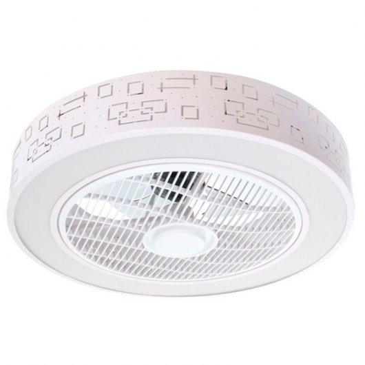 Ledme Sticks Ventilador de Techo con Luz LED y Mando 36W Blanco