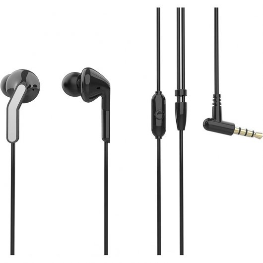 Muvit SEU Auriculares 3.5mm Negro