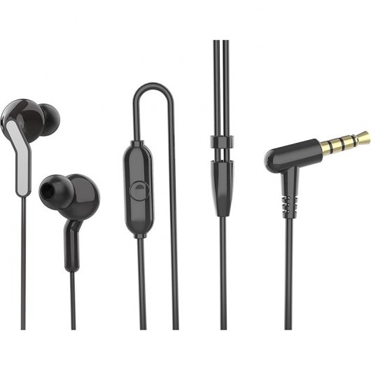 Muvit SEU Auriculares 3.5mm Negro