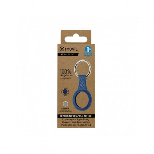 Muvit Universal Blue Schlüsselanhänger für Apple Airtag