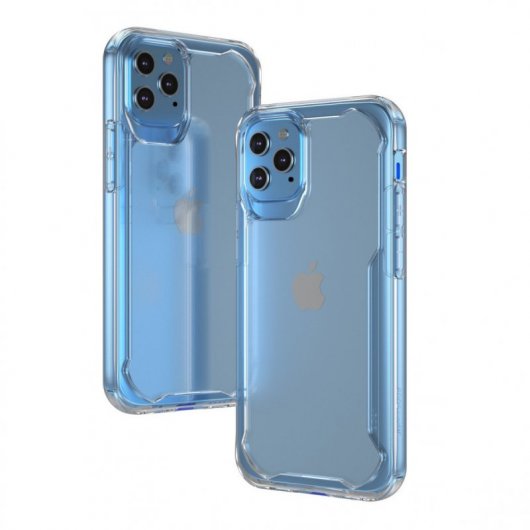 Muvit Funda Shockproof 2m Transparente para Apple iPhone 12/12 Pro