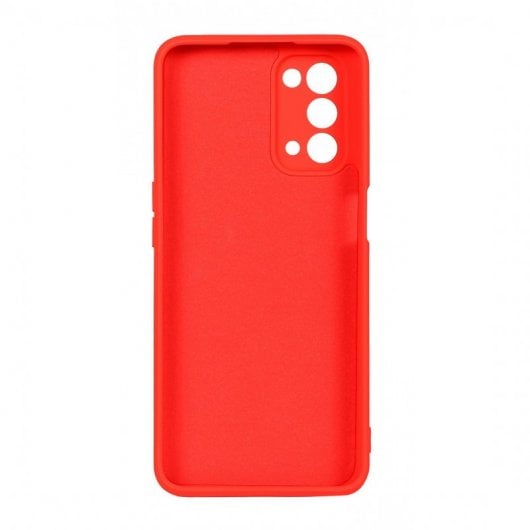 Muvit Life Funda Liquid Soft Roja para Oppo A54 5G