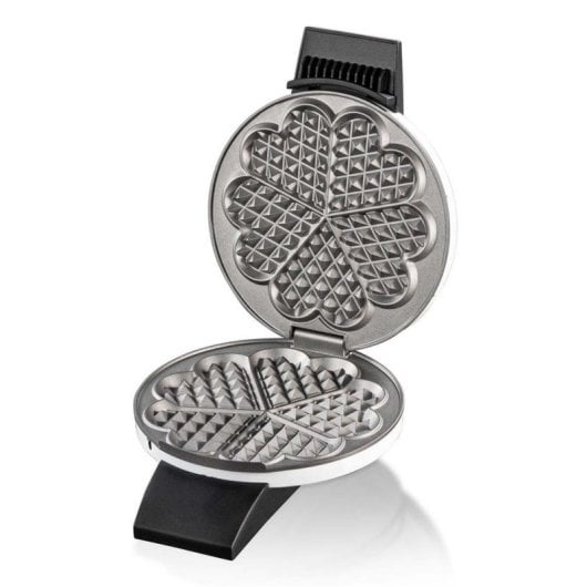 Gaufrier Cloer 1621 antiadhésif 930W forme cœur câble 0,83 m noir